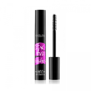 EVELINE Extra Lashes Extreme Volume&Care BLACK