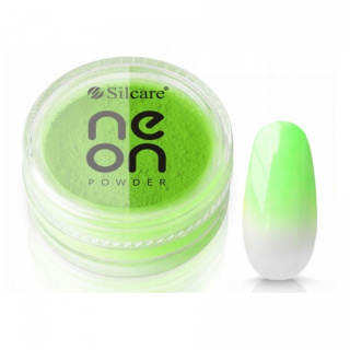 Silcare Efekt Dymu Neon Powder Green 3g