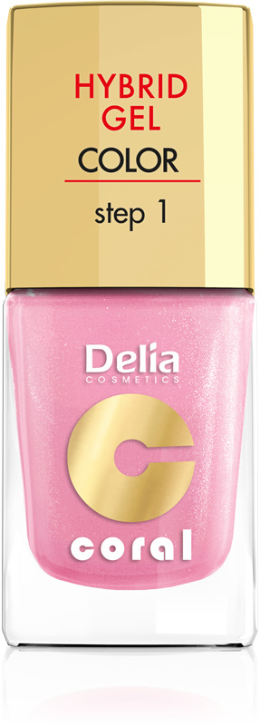 DELIA Lakier HYBRID GEL 31 J. Perłowy Róź -11ml