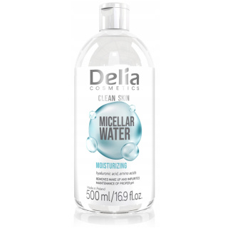 DELIA Nawilżający Wegański Płyn Micelarny Clean Skin 500ml