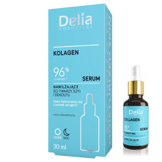 DELIA Serum do twarzy KOLAGEN, 96% z natury, 30 ml