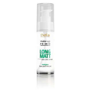 DELIA LONG MATT matująca baza pod makijaż, 30ml