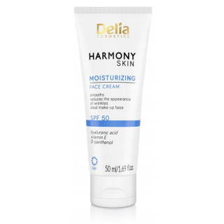 Delia Nawilżający Krem z Filtrem 50 SPF HARMONY SKIN 50 ml