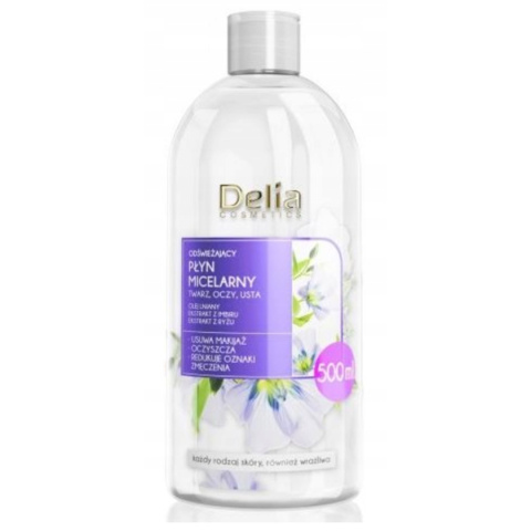 Delia ODŚWIEŻAJĄCY Płyn Micelarny 500ml