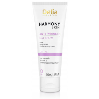 Delia Przeciwzmarszczkowy Krem z Filtrem 30 SPF HARMONY SKIN 50 ml