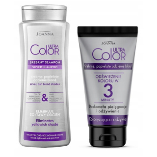 Joanna Ultra Color Szampon+Odżywka Zestaw Odcienie Blondu i Srebrne