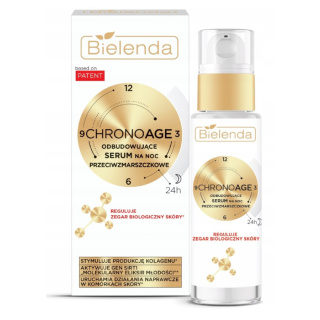 Bielenda Chrono Age 24h Odbudowujące Serum na Noc Przeciwzmarszczkowe 30ml