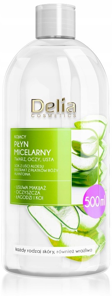 DELIA kojący płyn micelarny DUŻY - 500 ml