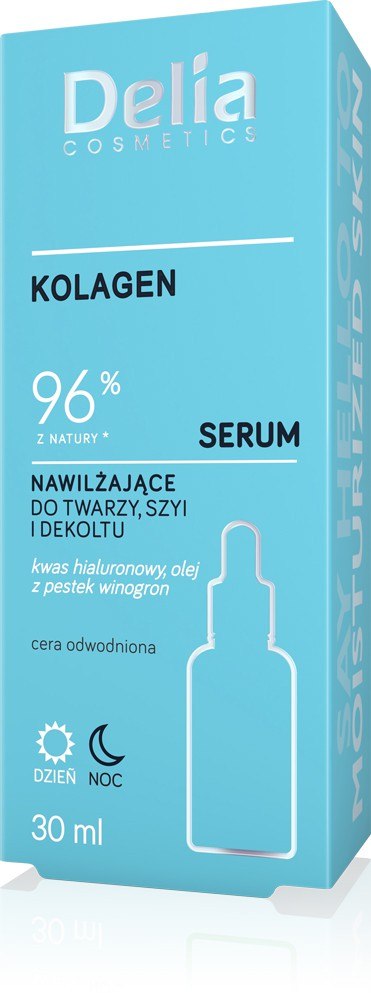 DELIA Serum do twarzy KOLAGEN, 96% z natury, 30 ml