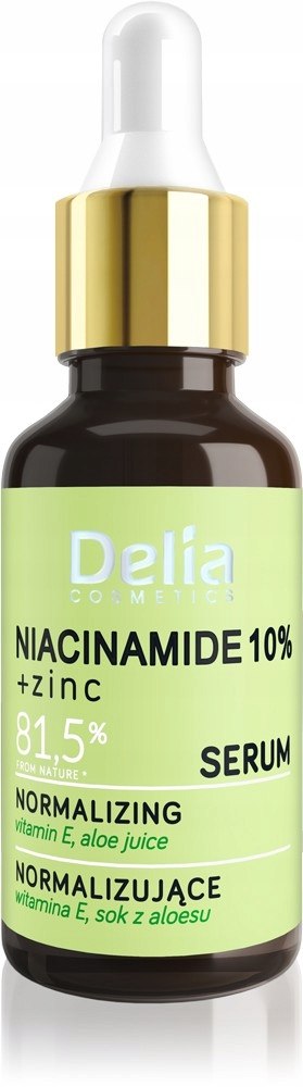 DELIA Serum do twarzy NIACYNAMID 10% + Cynk, 30 ml Kod producenta 5906750801629