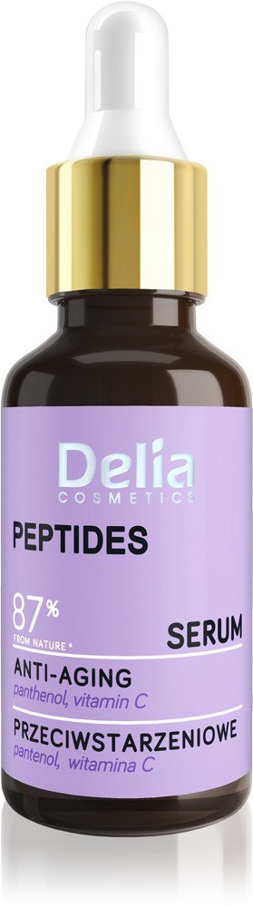 DELIA Serum do twarzy PEPTYDY 87% z natury, 30 ml Kod producenta 5906750801650