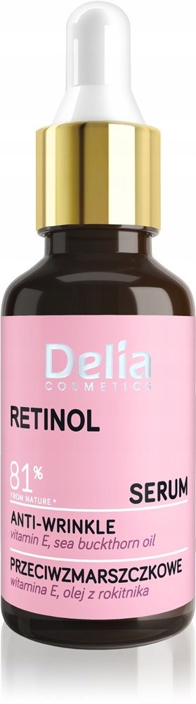 DELIA Serum do twarzy RETINOL, 81% z natury, 30 ml Kod producenta 5906750801643