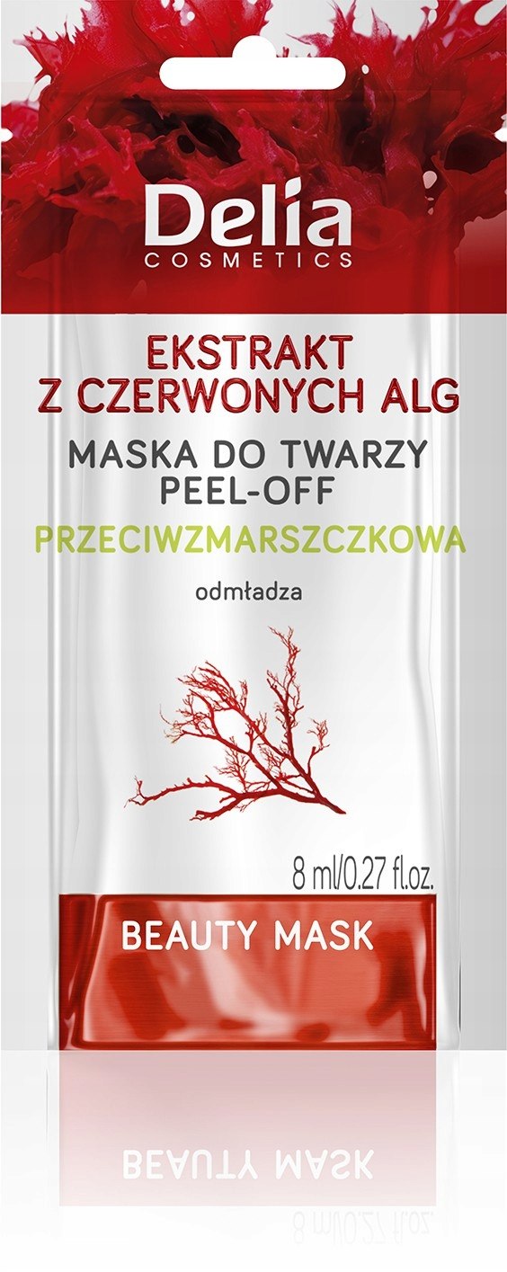 DELIA Maseczka peel-off do twarzy z ekstraktem z alg, 8ml